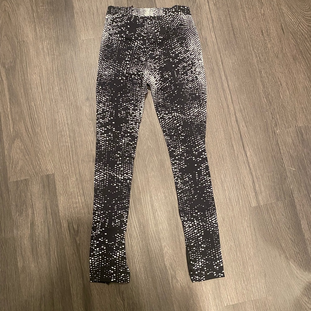 Robert Rodriguez Monochrome Patterned Leggings - image 3